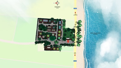 layout-บ้านสวน หาดสวย รีสอร์ท ระยอง